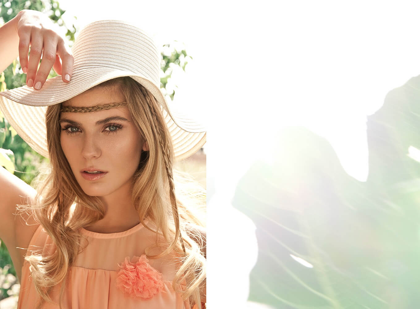 Angel-Ruiz-Ruiz-Fashion-Photographer-Campaign-SS-2015-Divina-Providencia-Hipster-Madrid-Coral-Dress-Hat-1498x1000