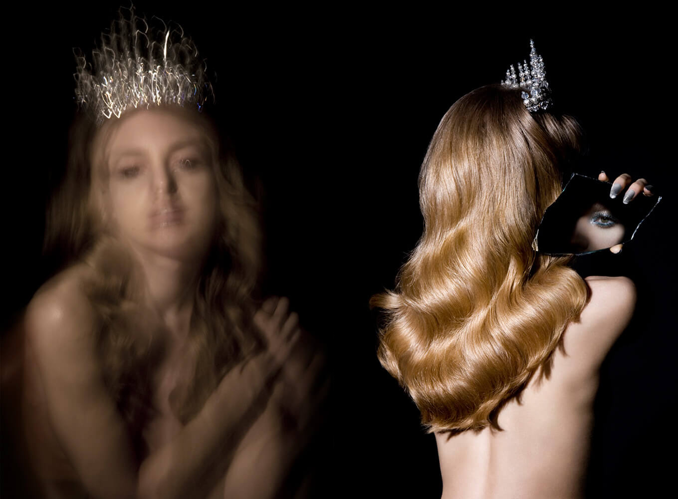Angel-Ruiz-Ruiz-editorial-Beauty-mirror-mirror-Magazine-avenue-illustrated-queen-crown-hair-eye-1359x1000
